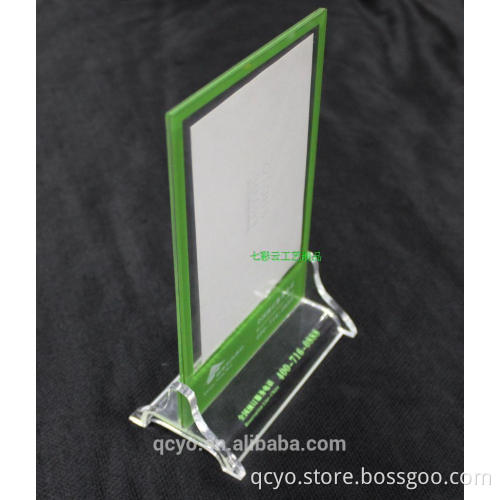 suit for restaurant customized acrylic sign holder for display